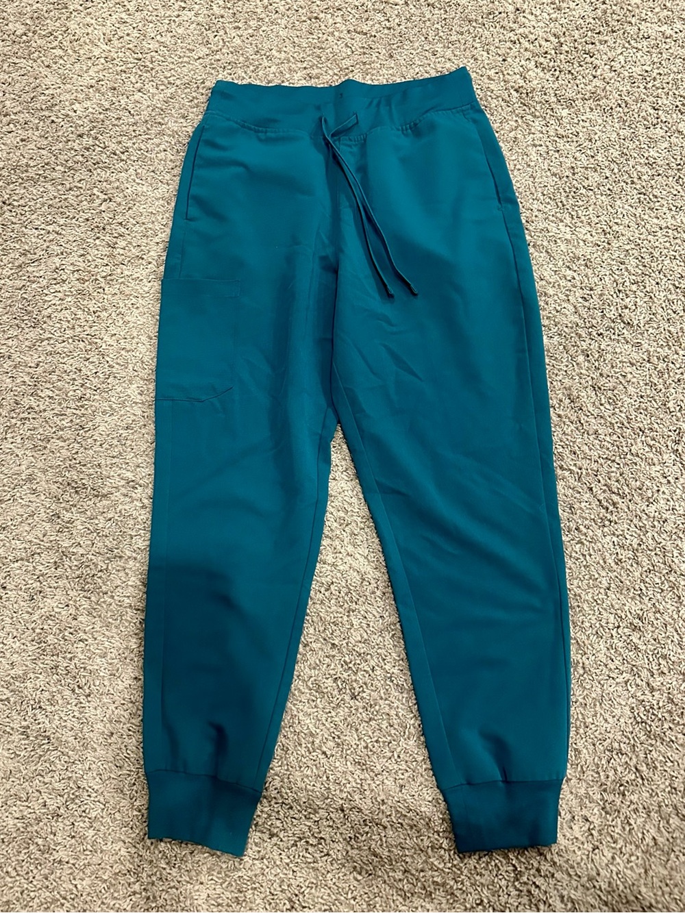 Mandala Teal Drawstring Jogger Pants